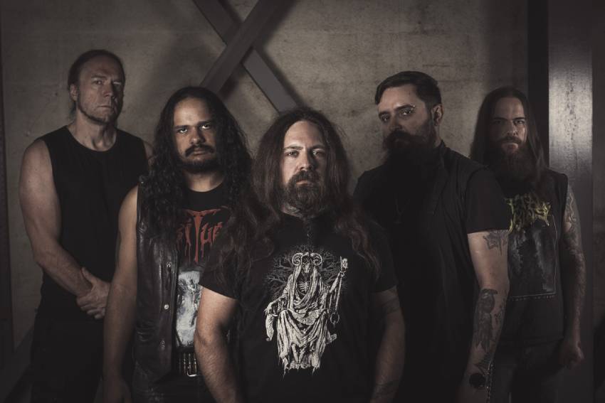 Fleshcrawl promo photo for new album