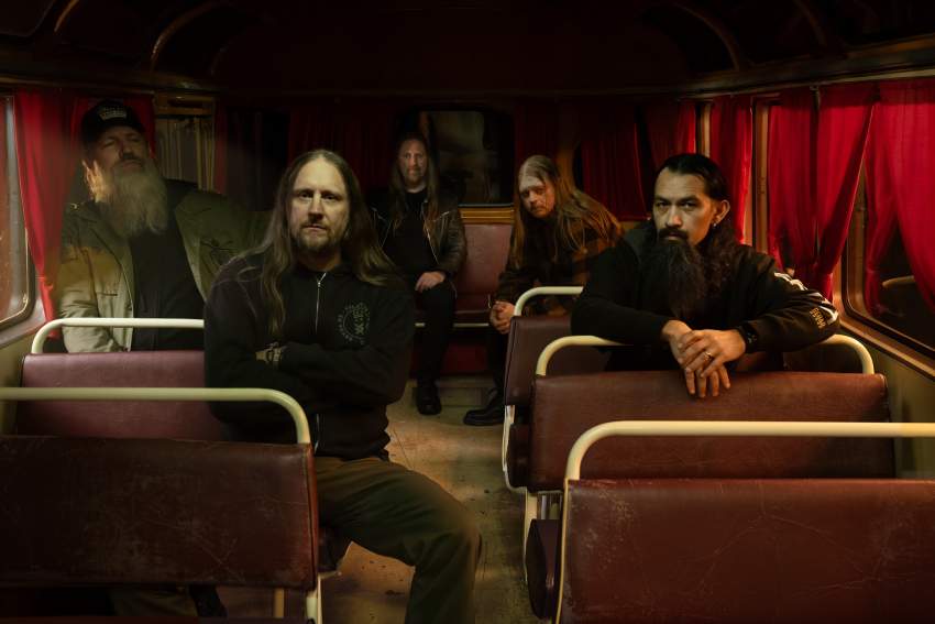 Amon Amarth 2026 promo photo for new acoustic music