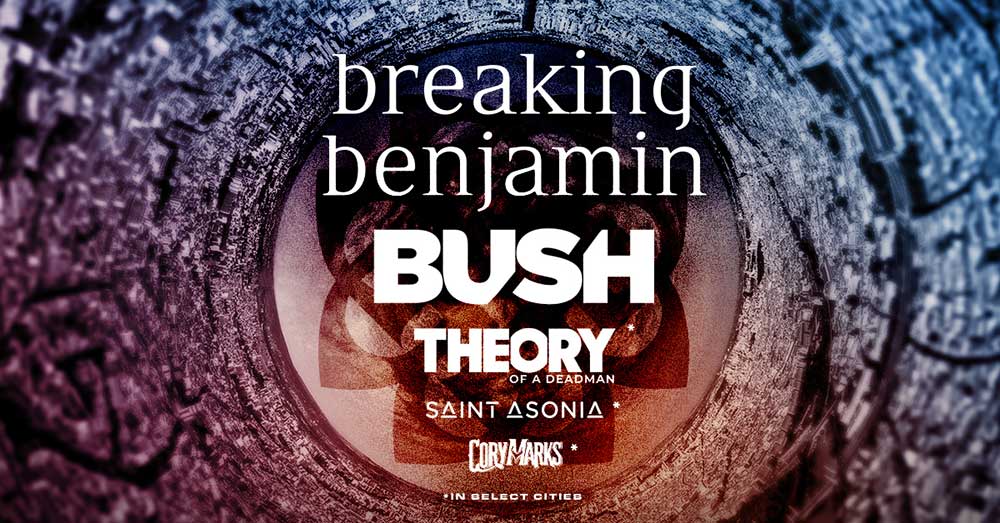 Breaking Benjamin’s tour with Bush, Theory Of A Deadman + more has been