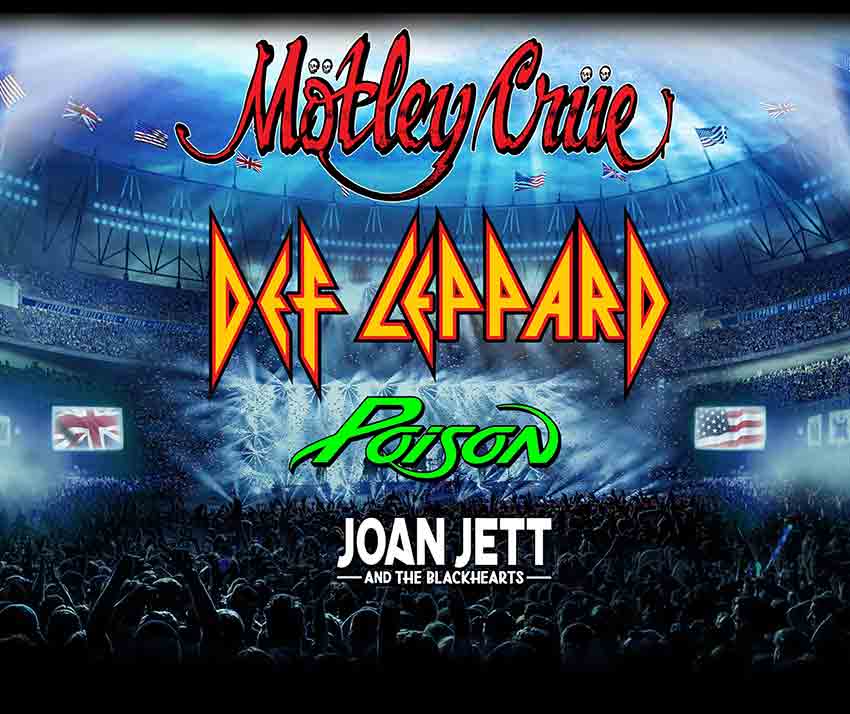 Mötley Crüe Def Leppard Poison Joan Jett tour dates