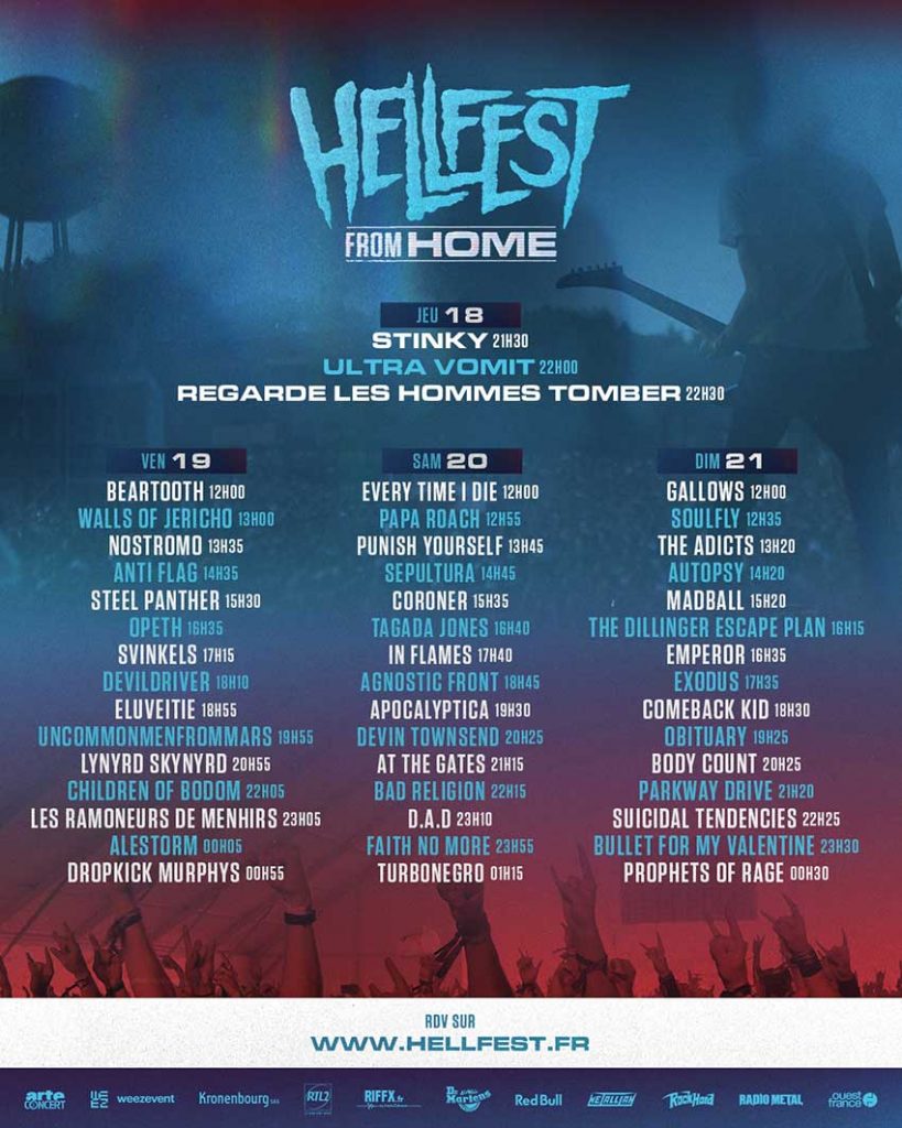 ‘Hellfest From Home’ livestream reveals running order NextMosh