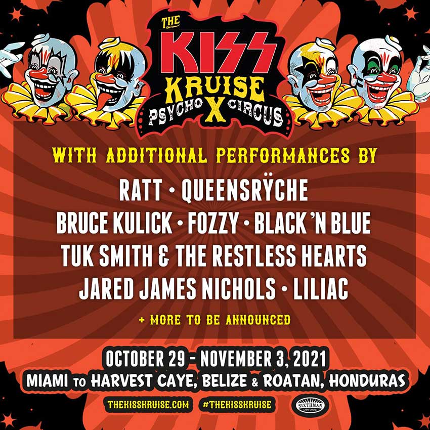 Kiss’ ‘The Kiss Kruise’ 2020 has been rescheduled for next year | NextMosh