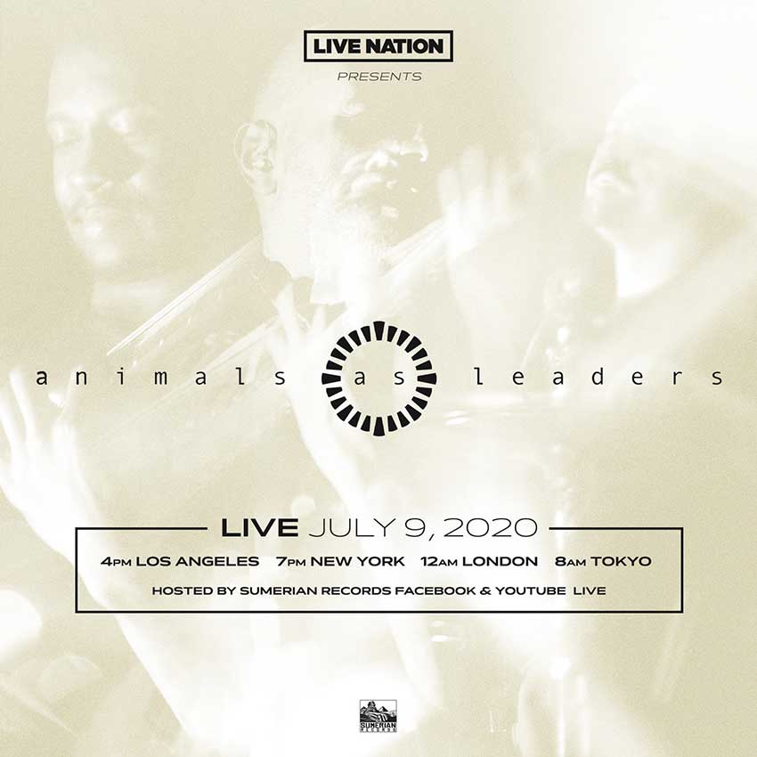 Watch Animals As Leaders' live stream event NextMosh