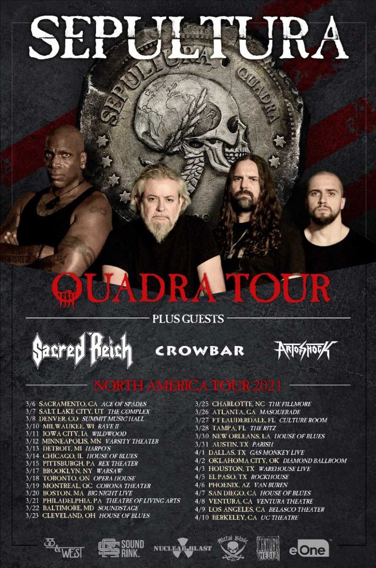 Sepultura announce rescheduled North American tour dates NextMosh
