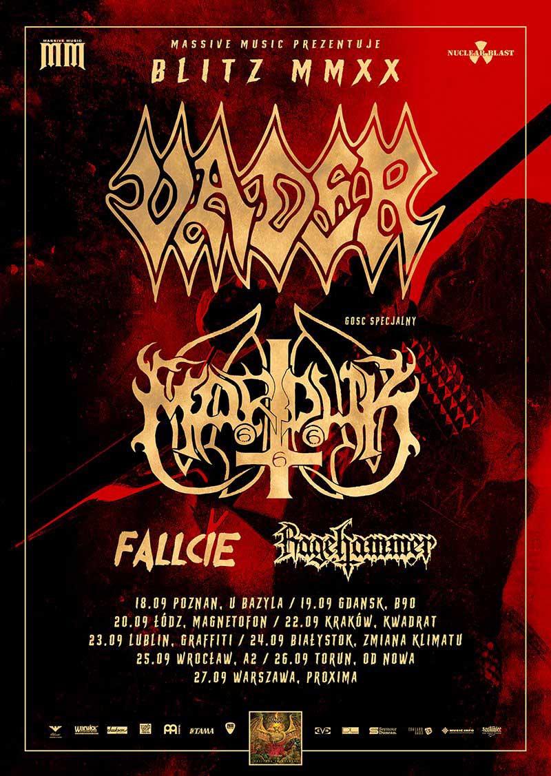 Vader confirm fall 2020 European shows NextMosh