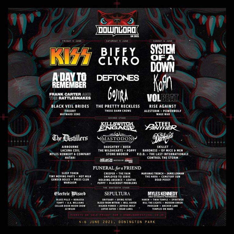 'Download Festival' 2021 lineup revealed NextMosh