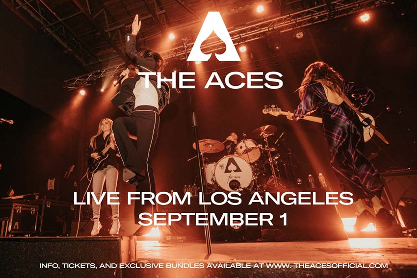 The Aces announce live stream concert event NextMosh