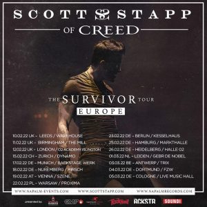 scott stapp uk tour 2022