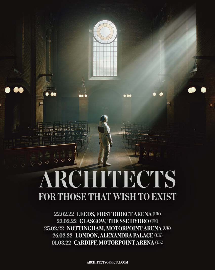 architects tour 2022 uk