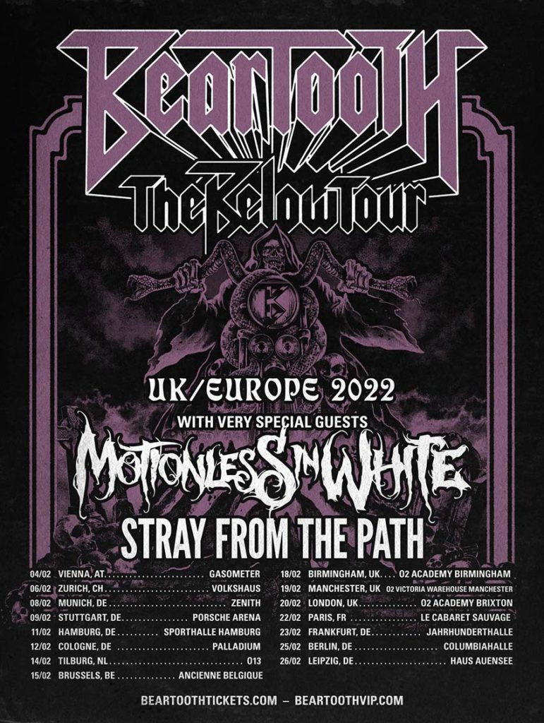 motionless in white beartooth tour