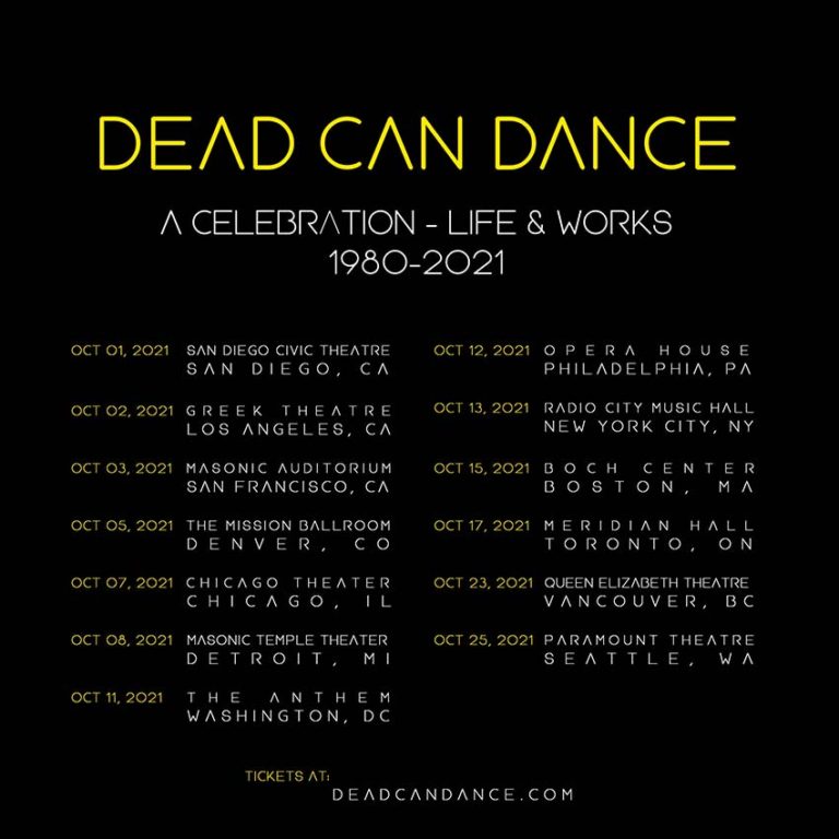 Dead Can Dance reschedule North American tour NextMosh