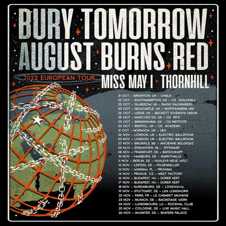 Bury Tomorrow & August Burns Red European/UK tour 2022 NextMosh