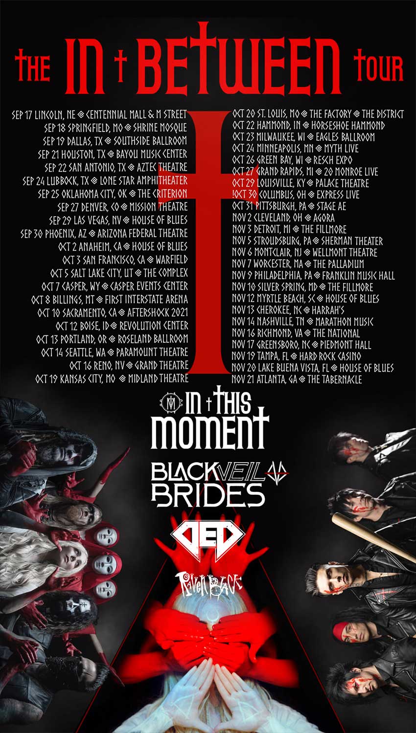 In This Moment + Black Veil Brides US tour rescheduled NextMosh