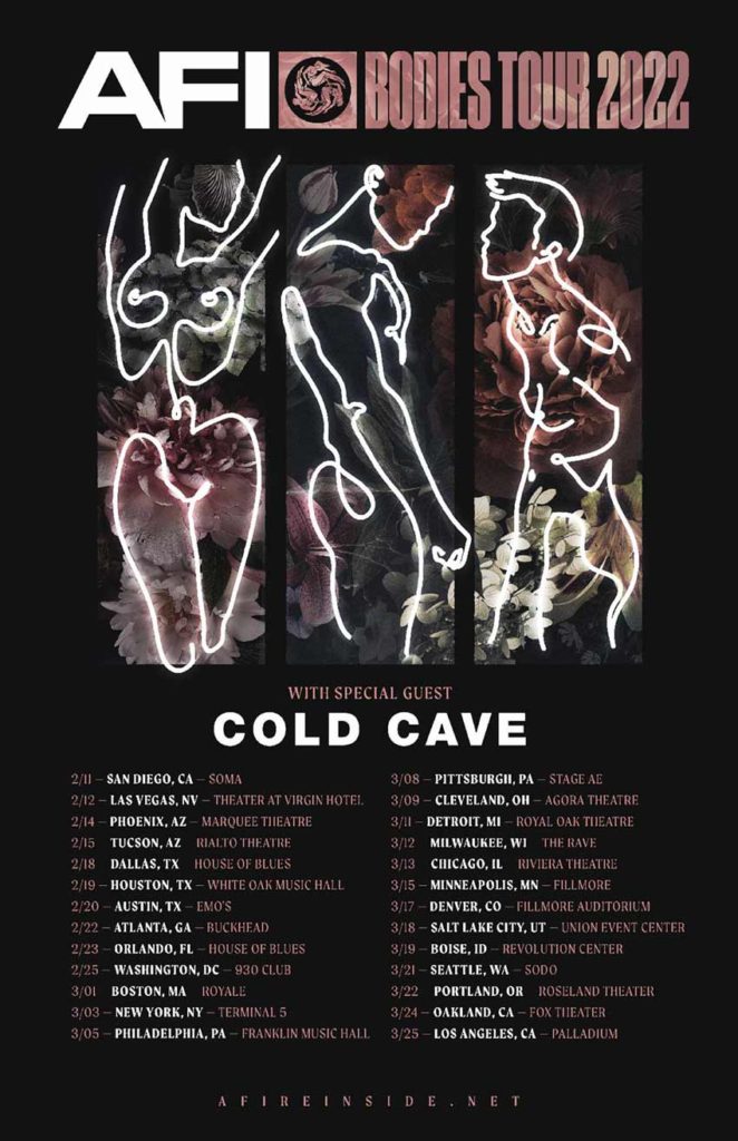 AFI announce headline U.S. tour dates with Cold Cave NextMosh