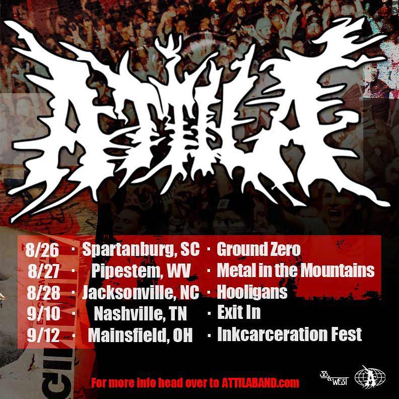 Attila announce U.S. summer shows NextMosh