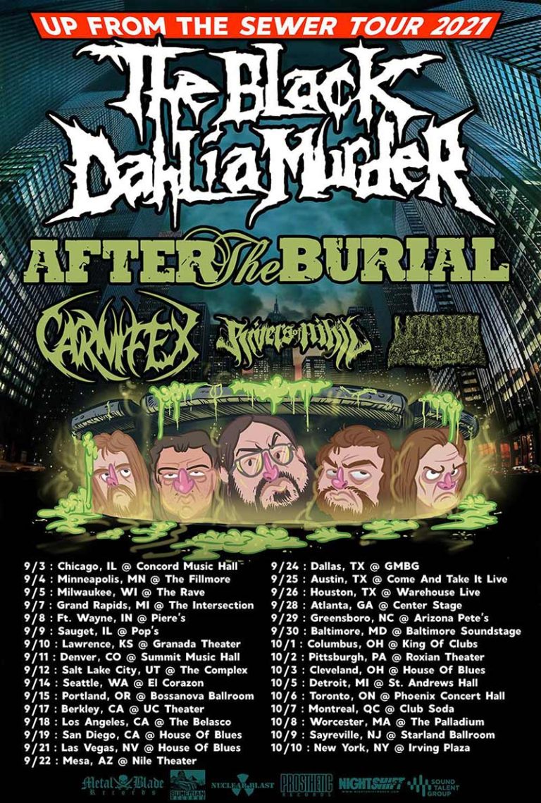 The Black Dahlia Murder North American tour announced NextMosh