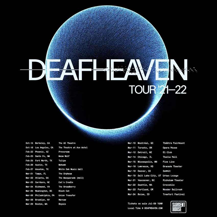 deafheaven tour setlist