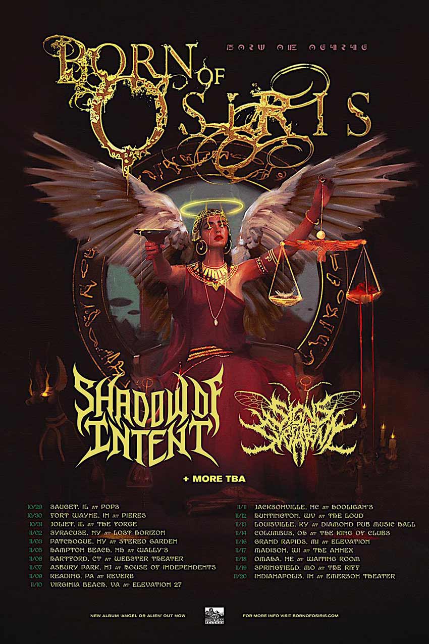 Born of Osiris, Shadow of Intent, Signs of Swarm tour | NextMosh