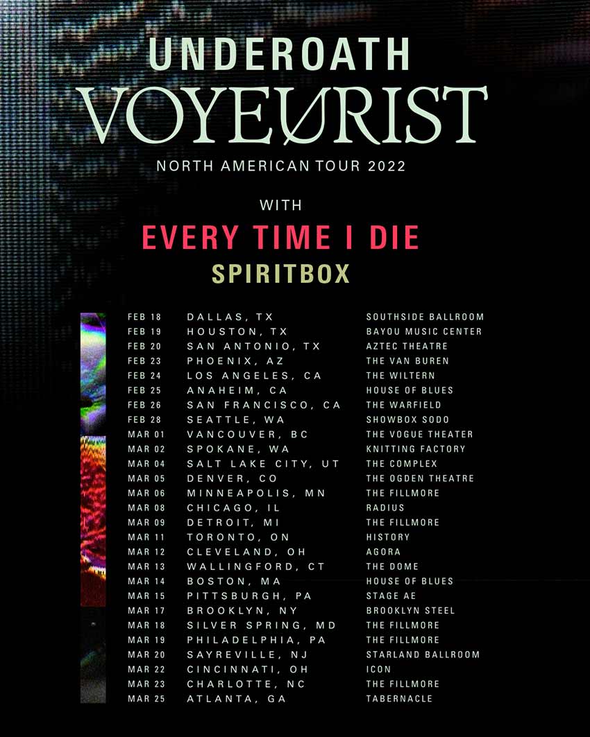 underoath spiritbox tour