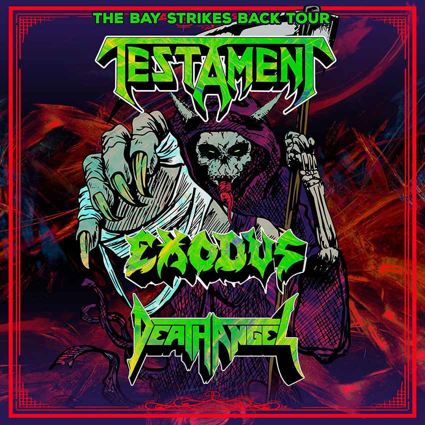 Testament Exodus Death Angel tour