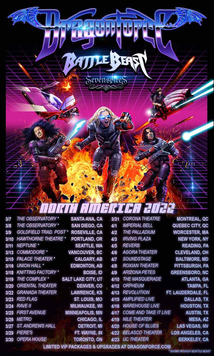 Dragonforce North American Tour “strangers” Video Nextmosh 9323