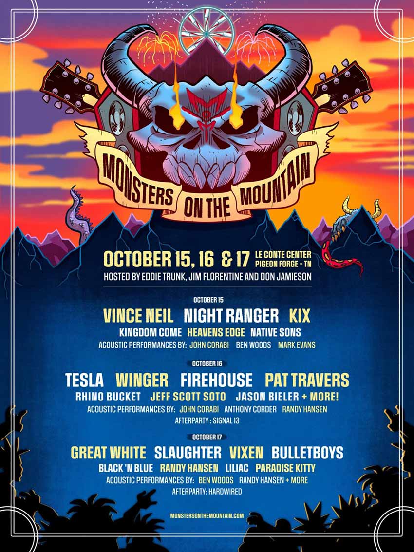 ‘Monsters on the Mountain’ daily lineups & set times NextMosh