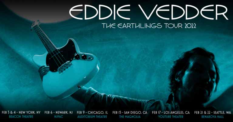 eddie vedder earthling tour
