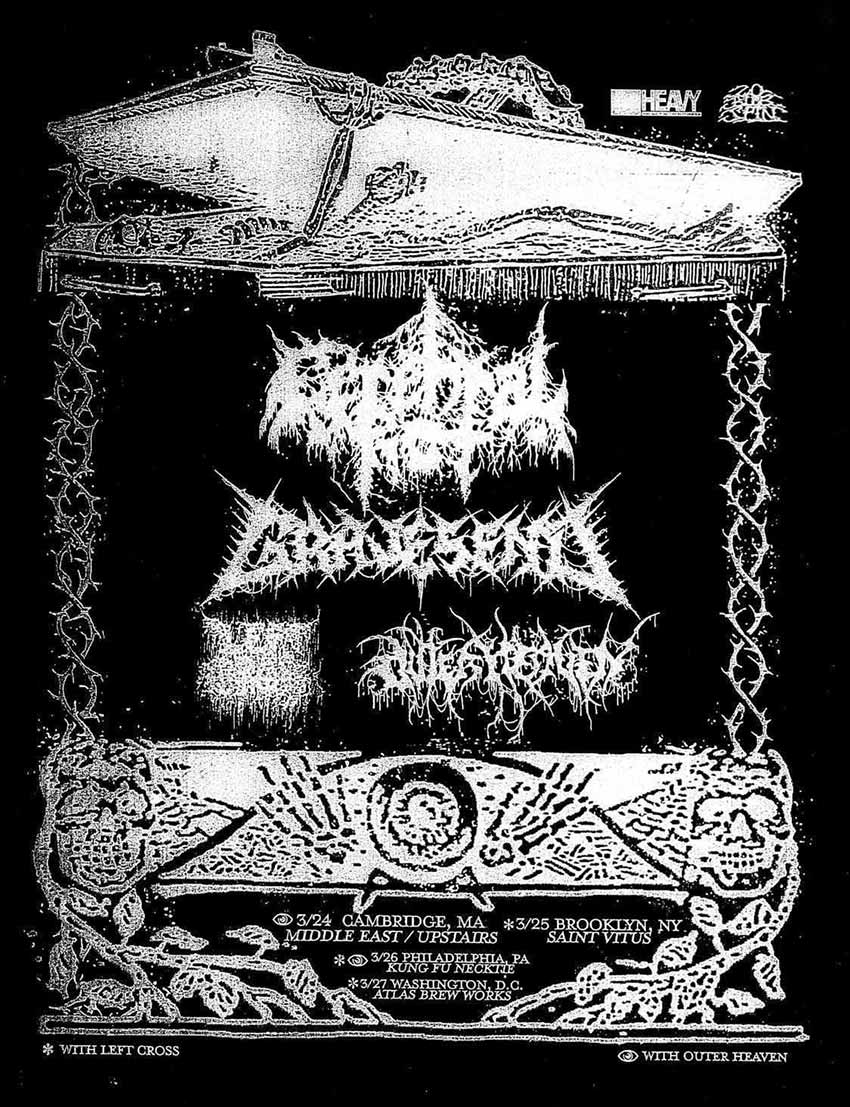 Cerebral Rot Gravesend tour dates 2022