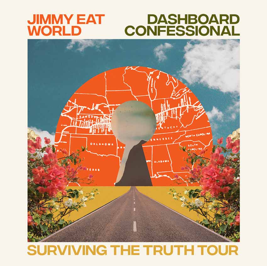 Jimmy Eat World Dashboard Confessional tour dates 2022