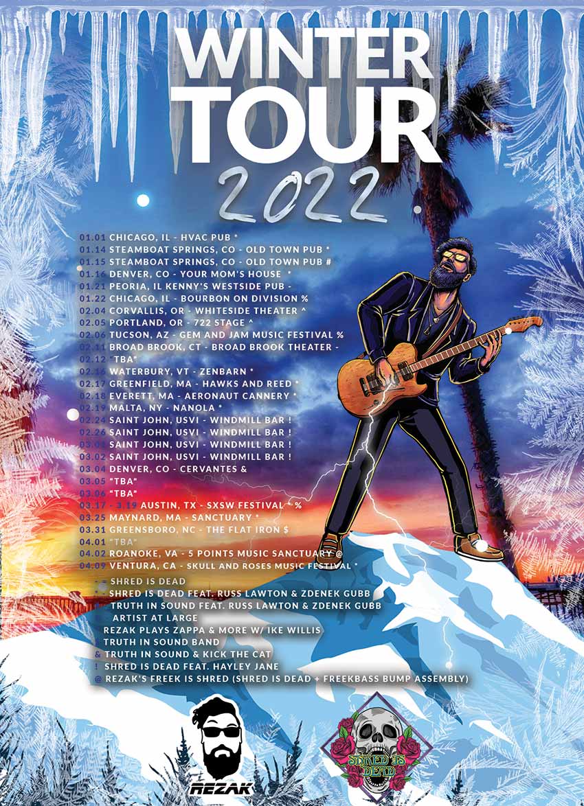 Marcus Rezak tour dates 2022