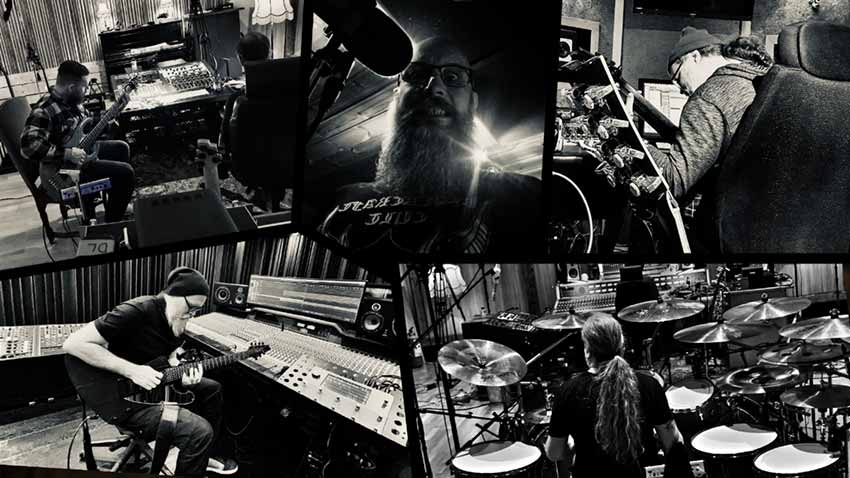 Meshuggah in the studio