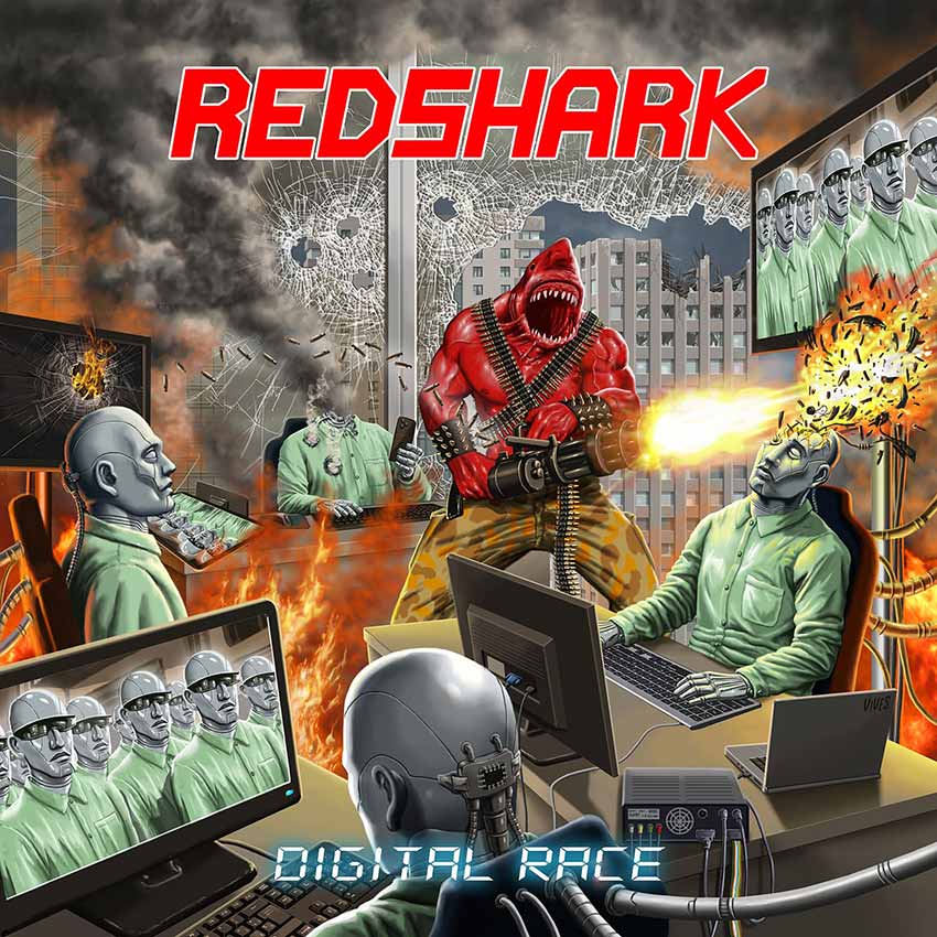 Redshark Digital Race album cover 2022