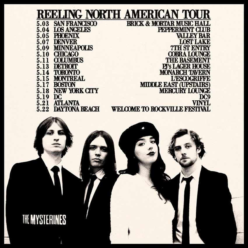 The Mysterines North American tour 2022