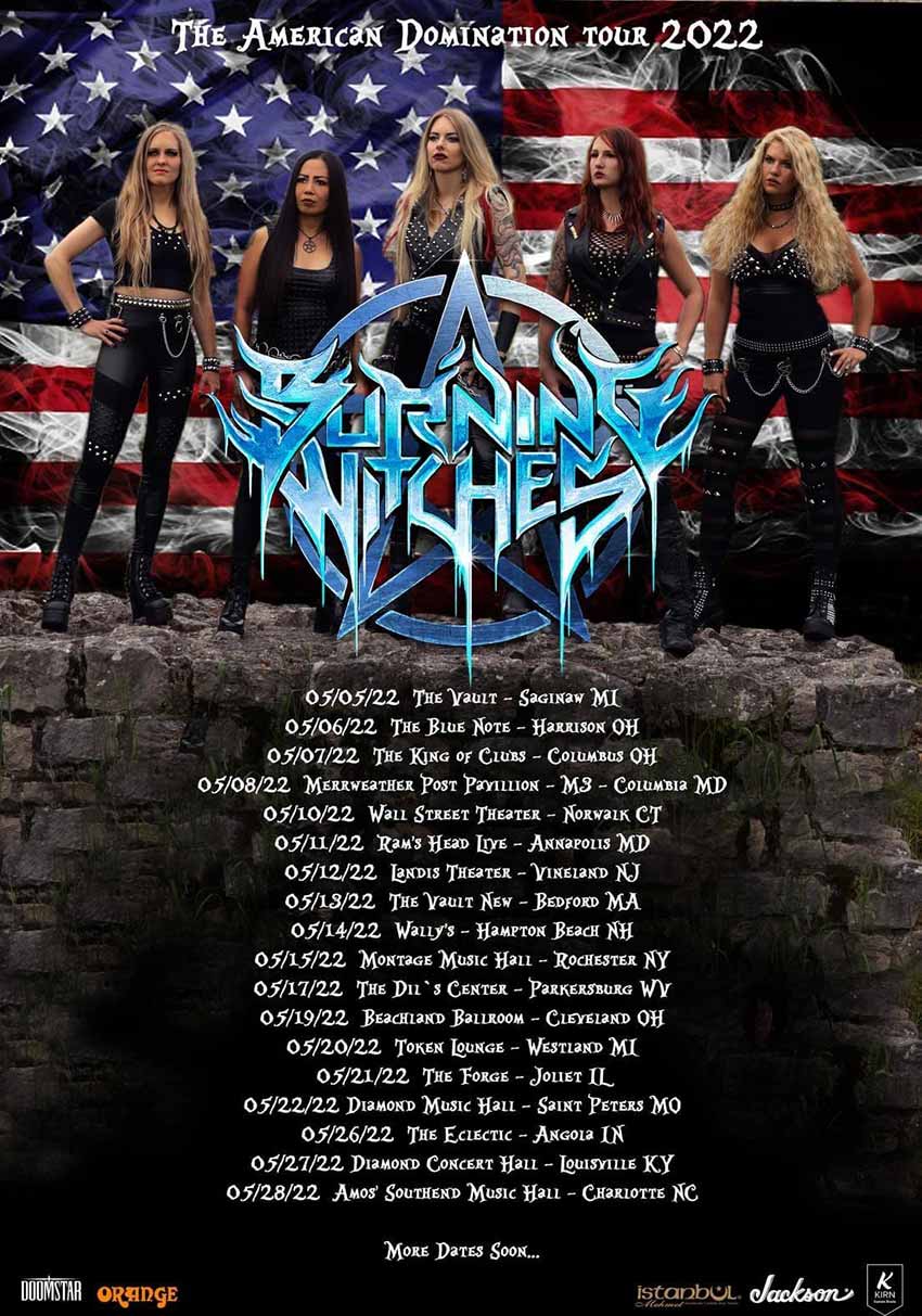 Burning Witches tour dates