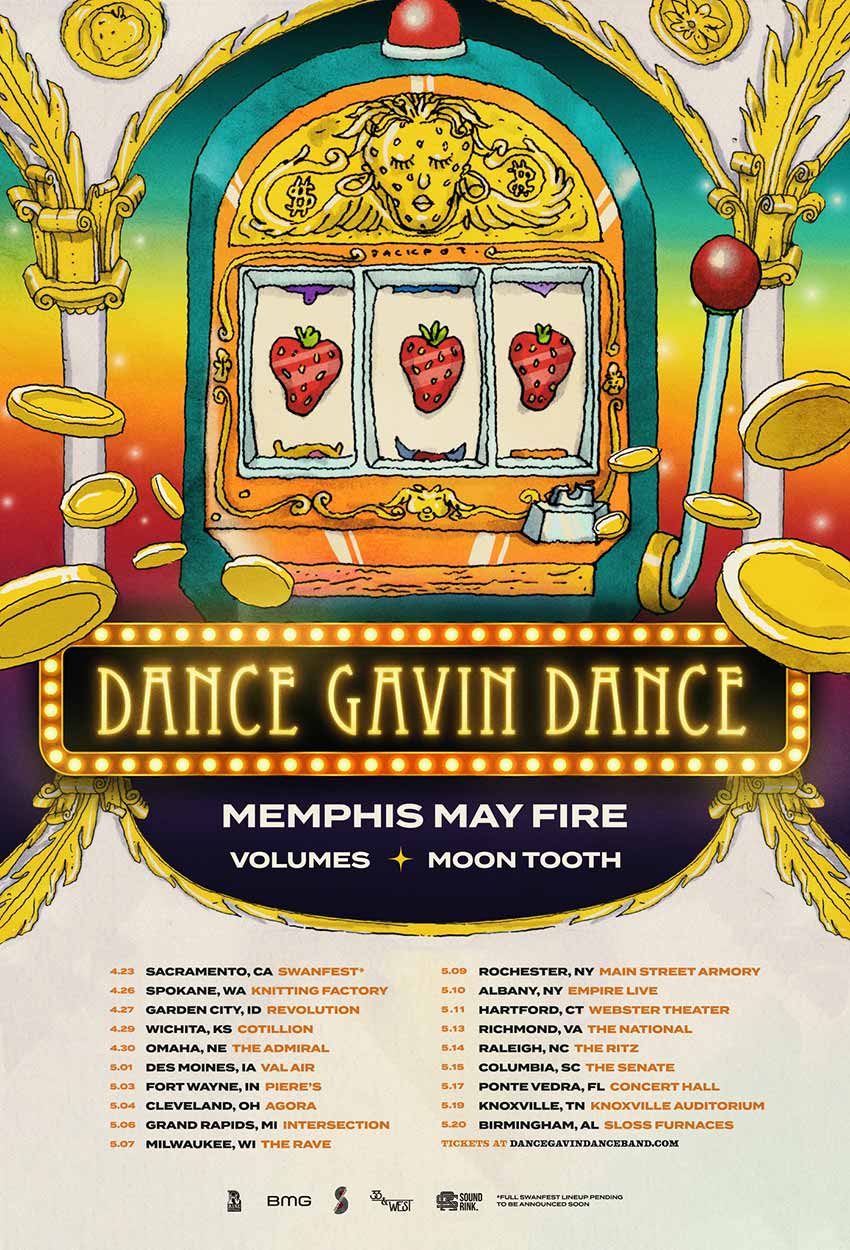 Dance Gavin Dance tour dates 2022