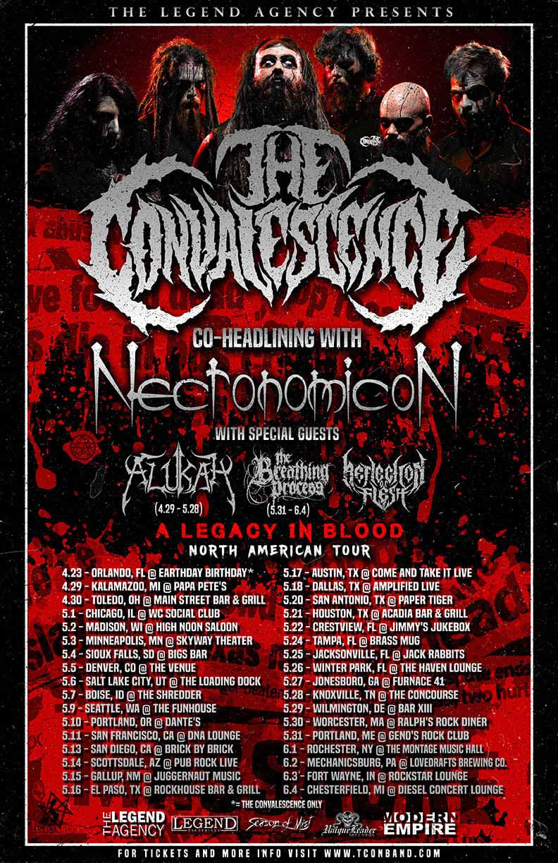 Necronomicon USA tour dates 2022