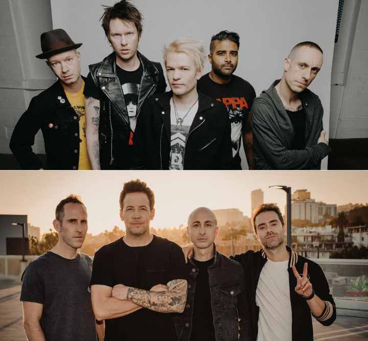 Simple Plan Sum 41 tour promo photo