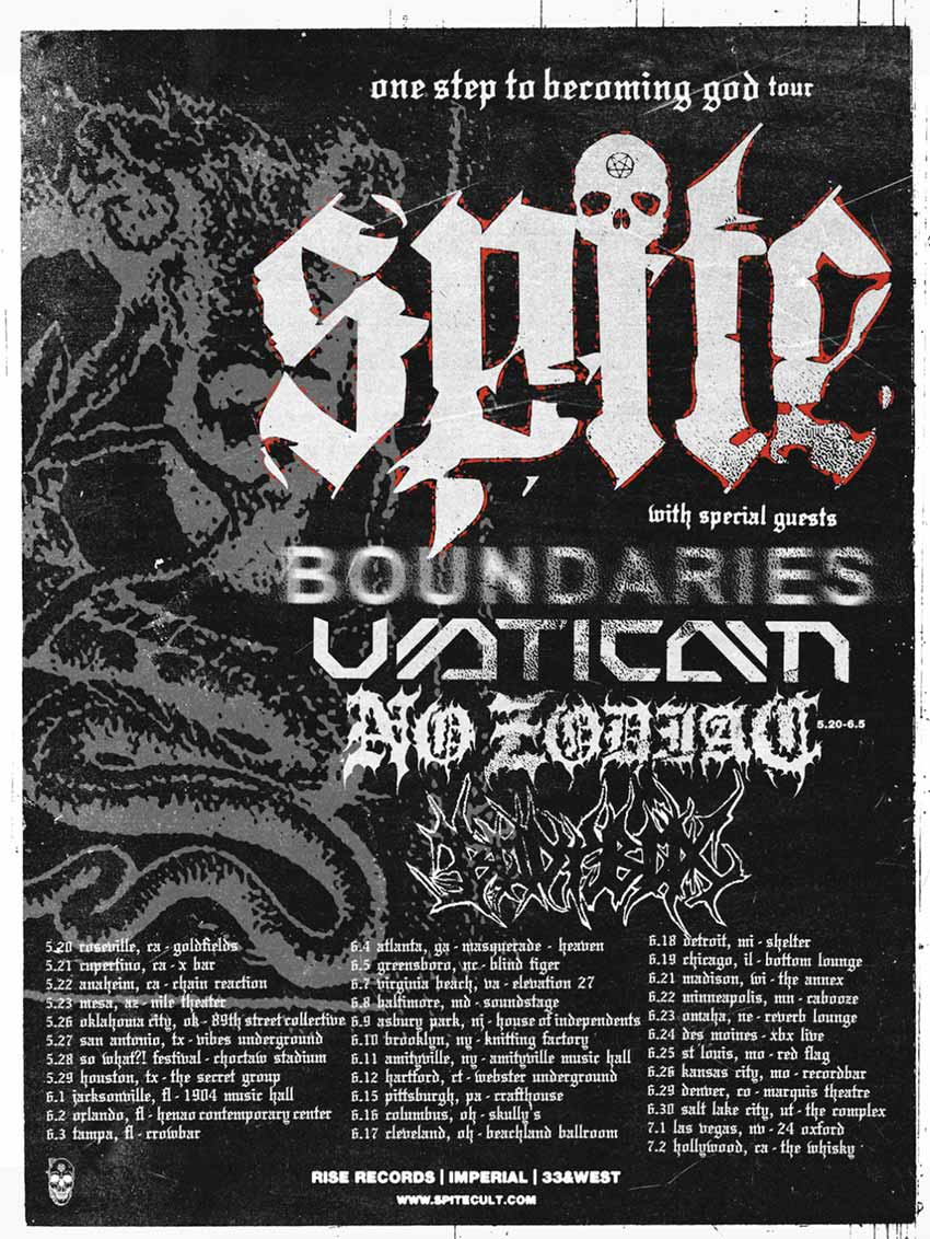 Spite band tour dates 2022