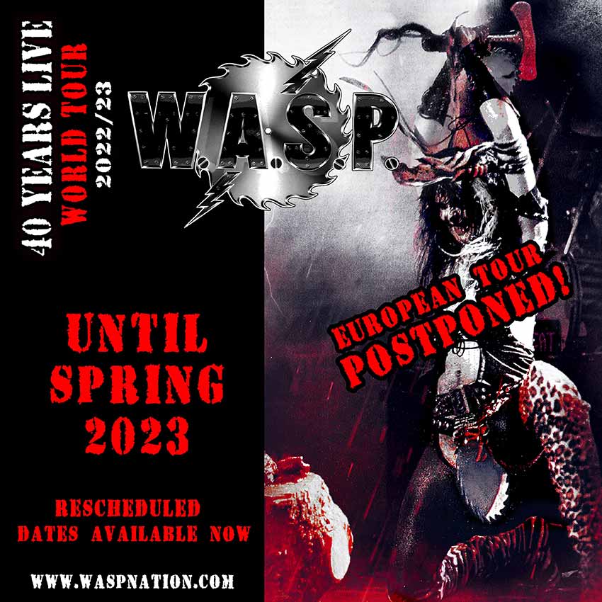 wasp european tour 2023