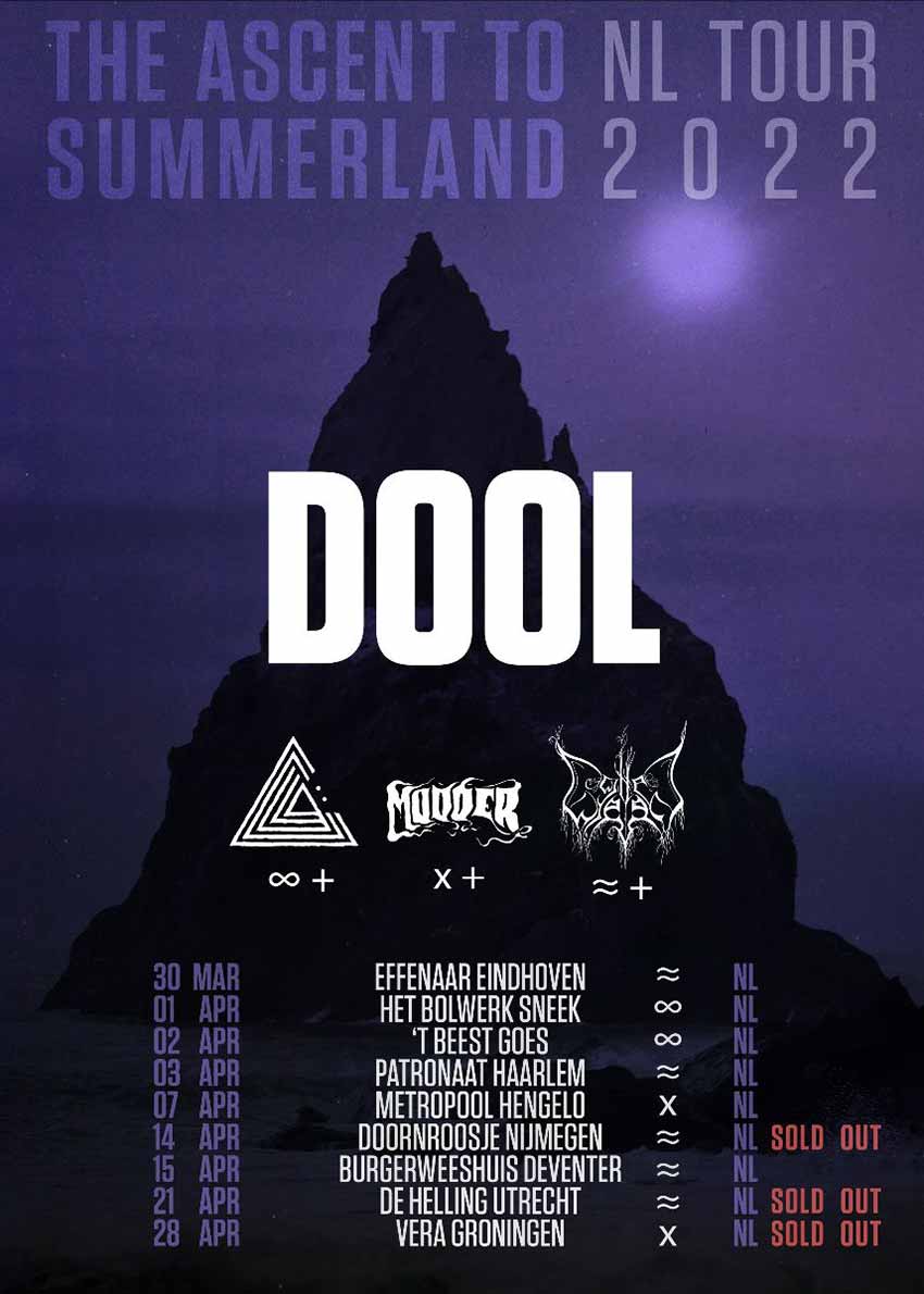 DOOL tour dates Netherlands 2022