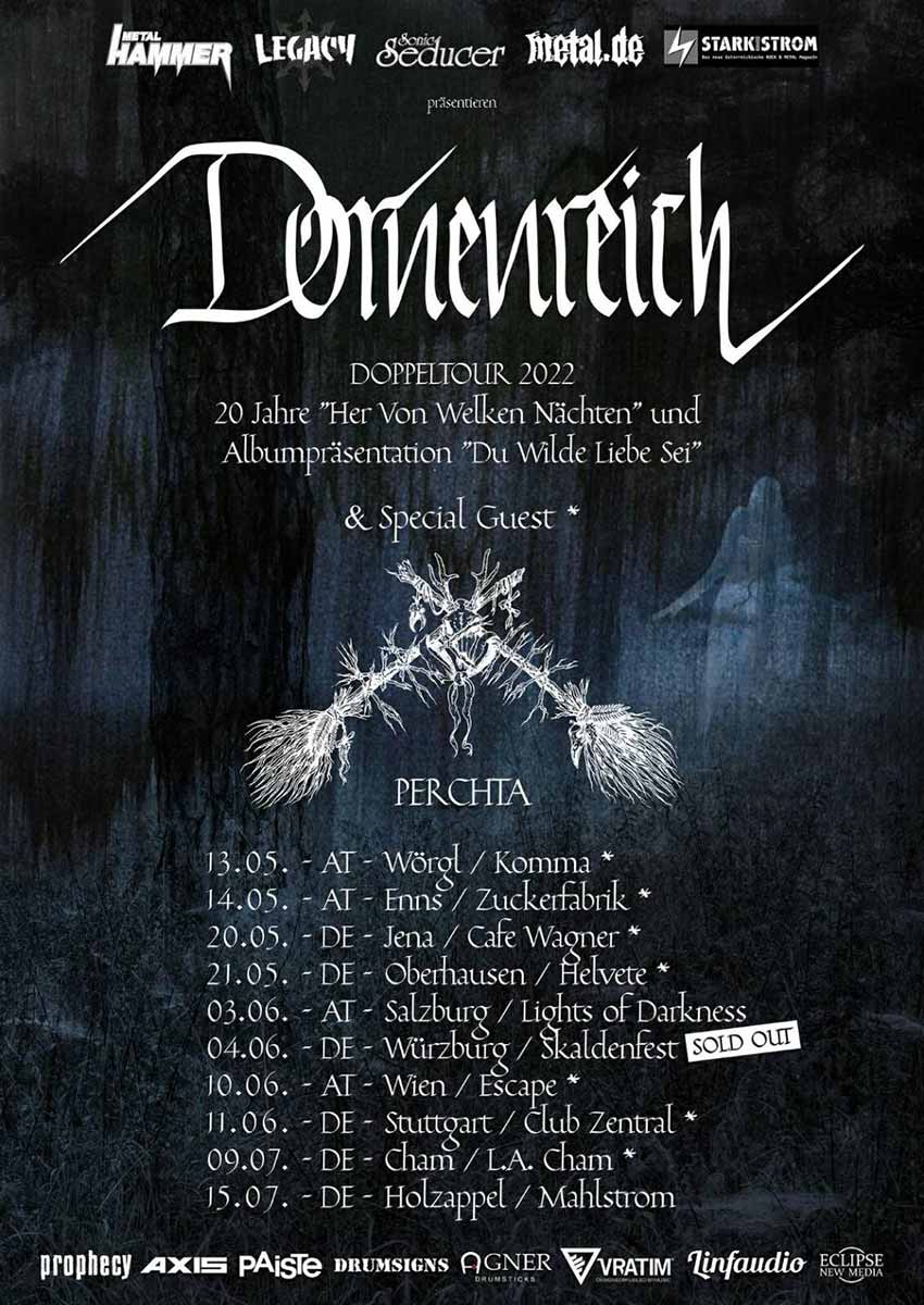 Dornenreich tour dates 2022 Europe