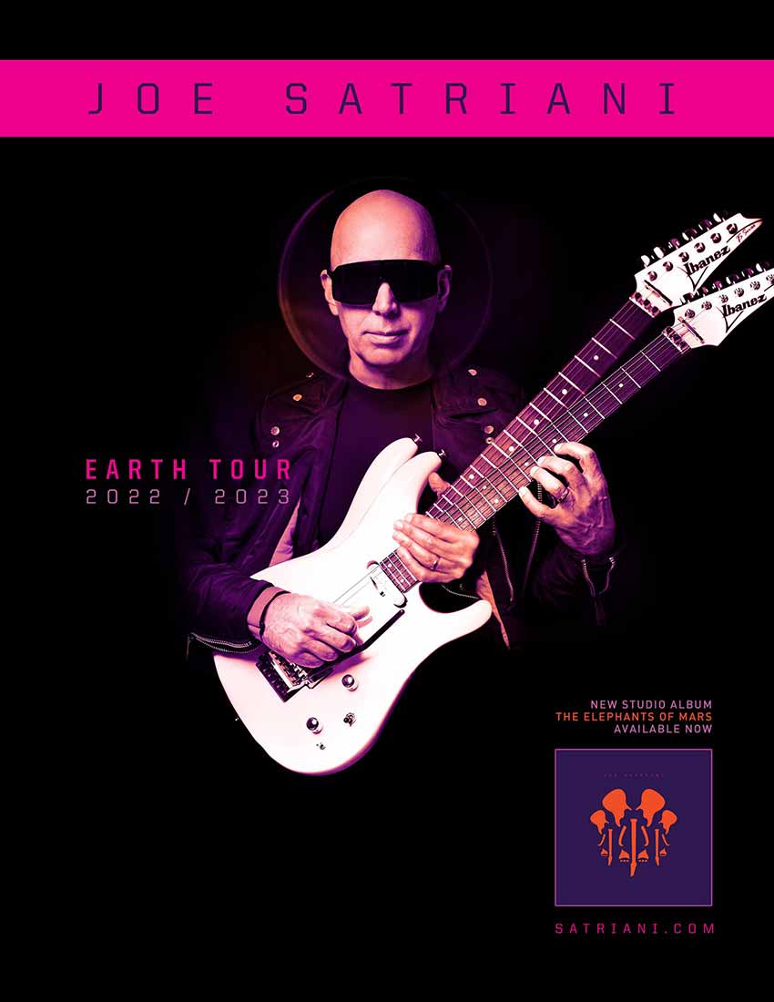 Joe Satriani European tour dates 2023