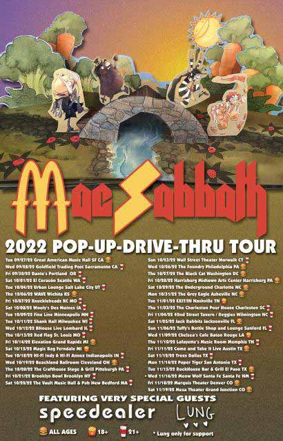 Mac Sabbath 2022 Pop-Up-Drive-Thru Tour