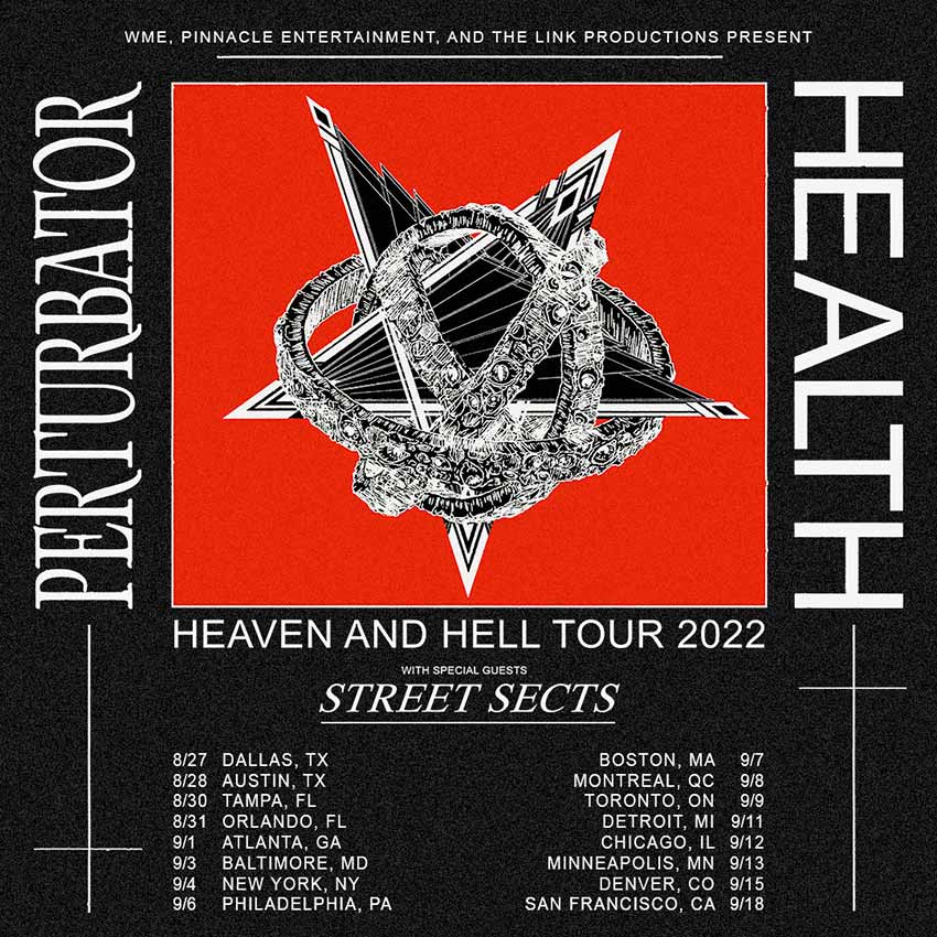Perturbator Health North American tour dates 2022
