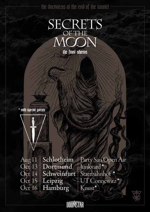 Secrets of the Moon German concerts for 2022