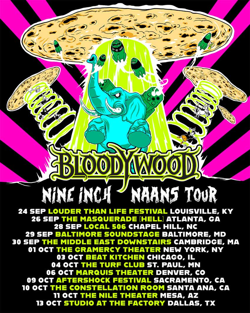 Bloodywood tour dates 2022