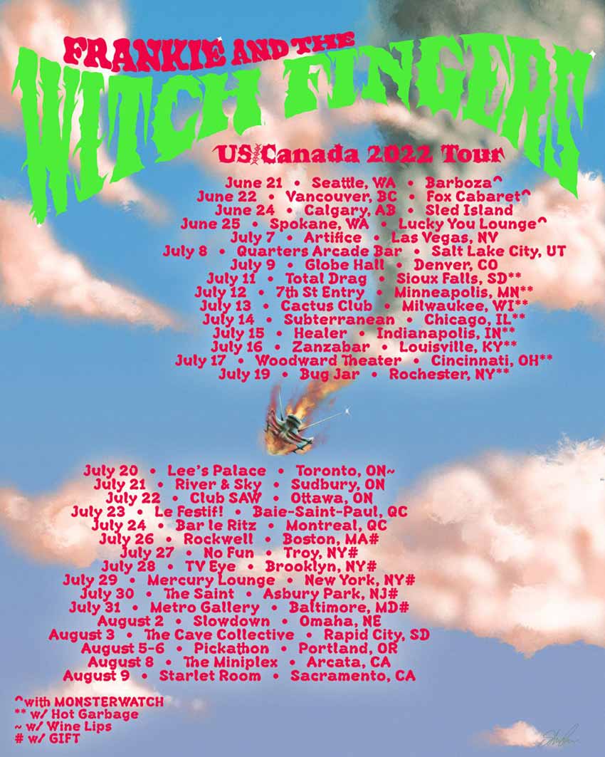 Frankie and The Witch Fingers North American tour dates