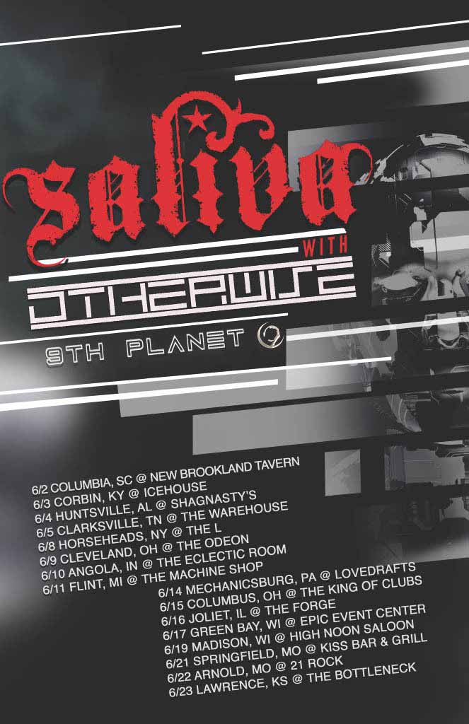 Saliva Otherwise tour dates