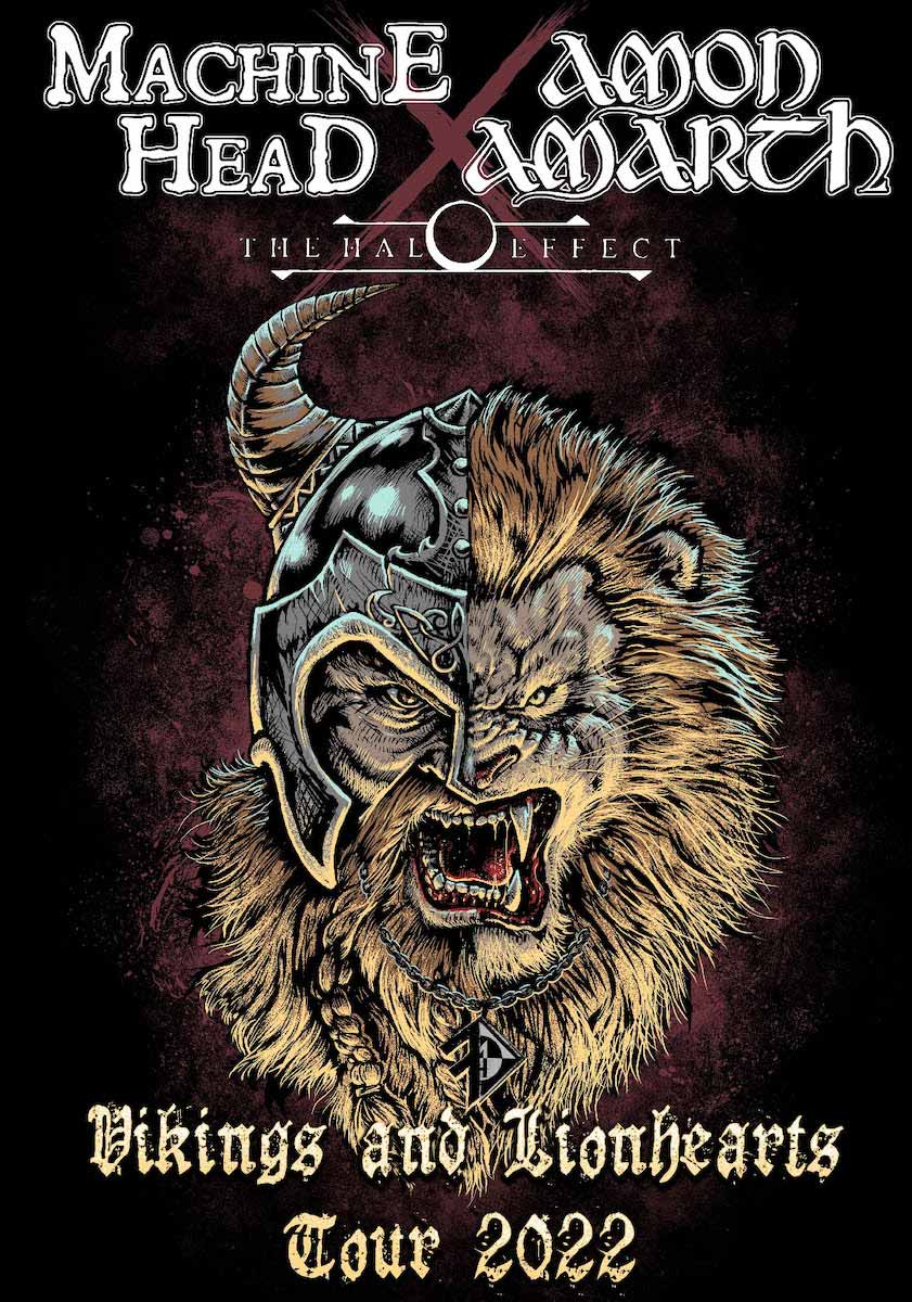 Amon Amarth Machine Head tour dates 2022