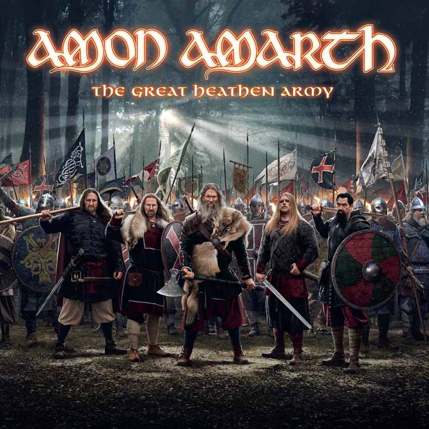Amon Amarth The Great Heathen Army album cover